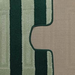 Komplet łazienkowy Montana z wycięciem Said XL Hunter Green