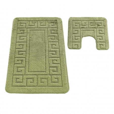 Komplet łazienkowy Montana z wycięciem Ethnic - GREEN